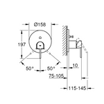 GROHE pokrivna ploča za kadu Plus (24060003)