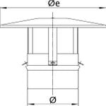 STABILE Kineski šešir d.150 PS316L