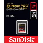 SANDISK memorijska kartica Extreme PRO CFexpress tip B, 128 GB