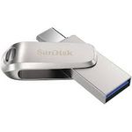 SANDISK memorijski ključ Ultra Dual Drive Luxe - srebrni